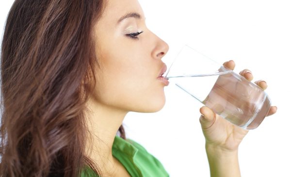 Healthy drink hot water